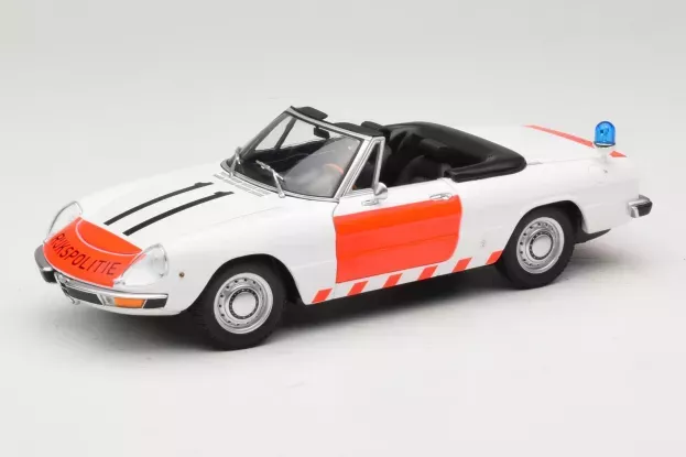 Minichamps Alfa Romeo 2000 Spider Rijkspolitie 1970 1:18 180120994
